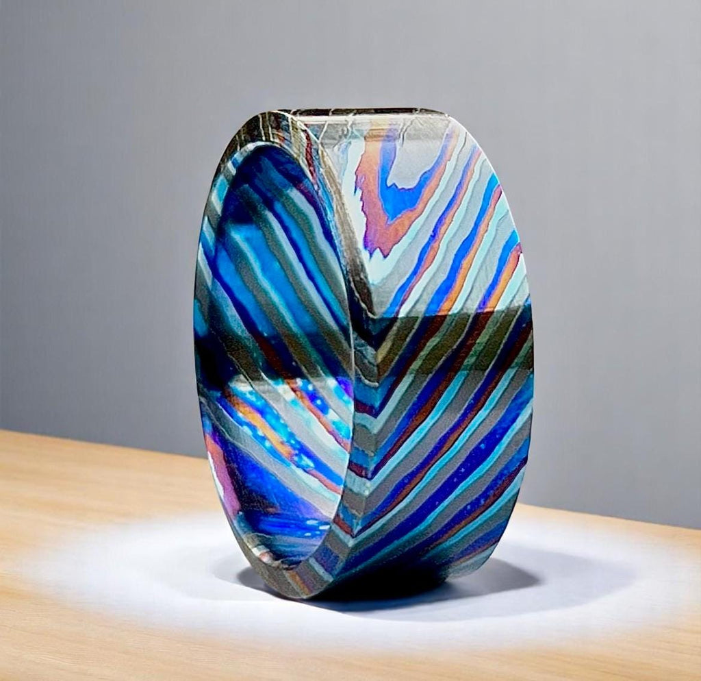 Zircuti Zirconium Timascus Wedding Ring: Limited Edition